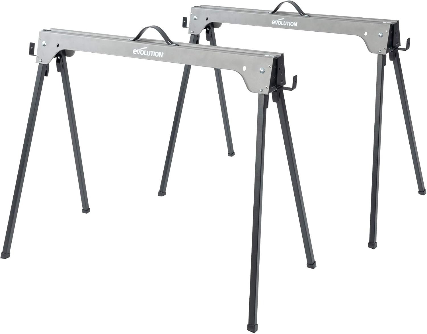 Folding Saw Horses Twin Pack 500kg Support Portable Heavy Duty Work Stands