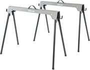 Folding Saw Horses Twin Pack 500kg Support Portable Heavy Duty Work Stands