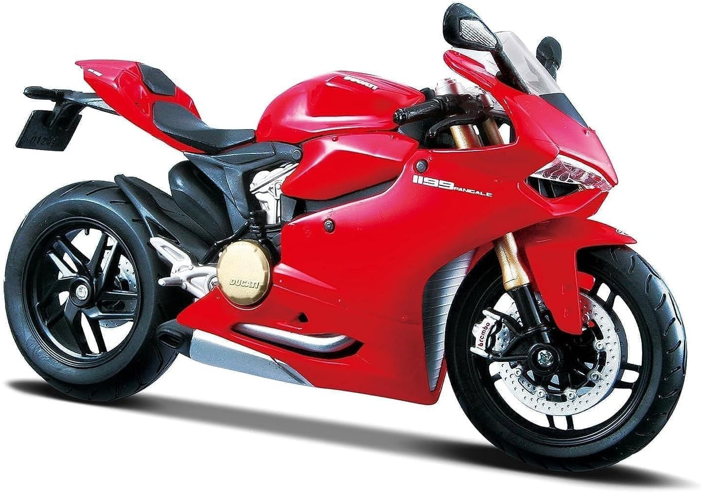 1:12 Scale Sports Motorbike Model Kit Red Racing Replica  Display Ready