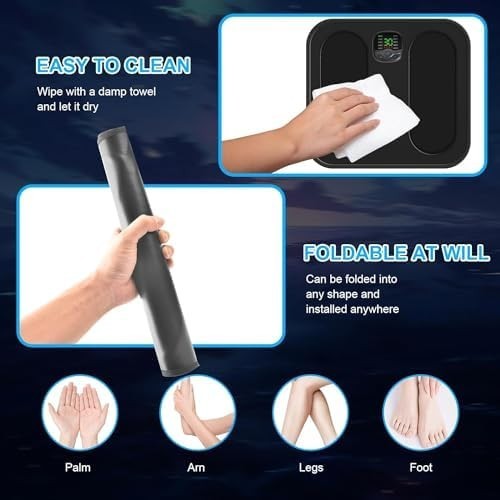 Portable EMS Foot Massager Mat 30 Intensity Muscle Circulation Relief