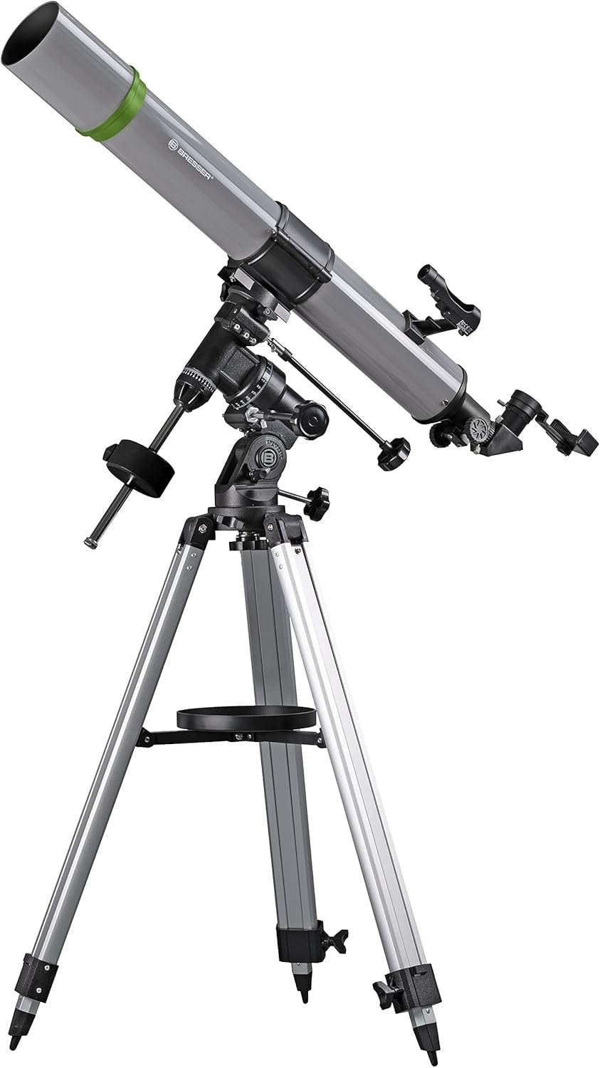 90mm Refractor Telescope 900mm EQ3 Mount Tripod + Eyepieces & Phone Adapter