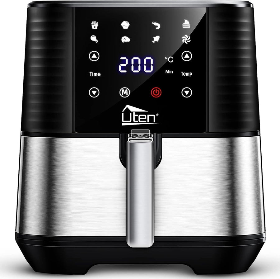 Air Fryer 5.5L 1700W Digital Display Oil-Free Healthy Cooking Bake Grill Roast