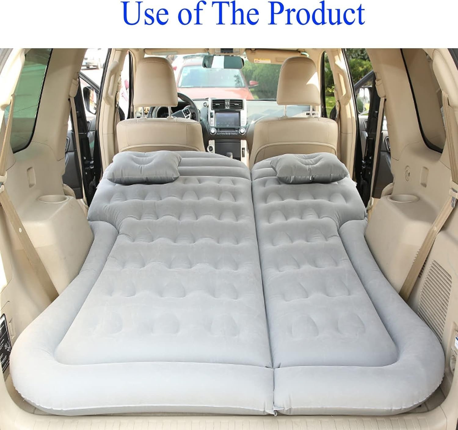 SUV Inflatable Car Mattress Camping Bed – Thick Portable Sleeping Pad
