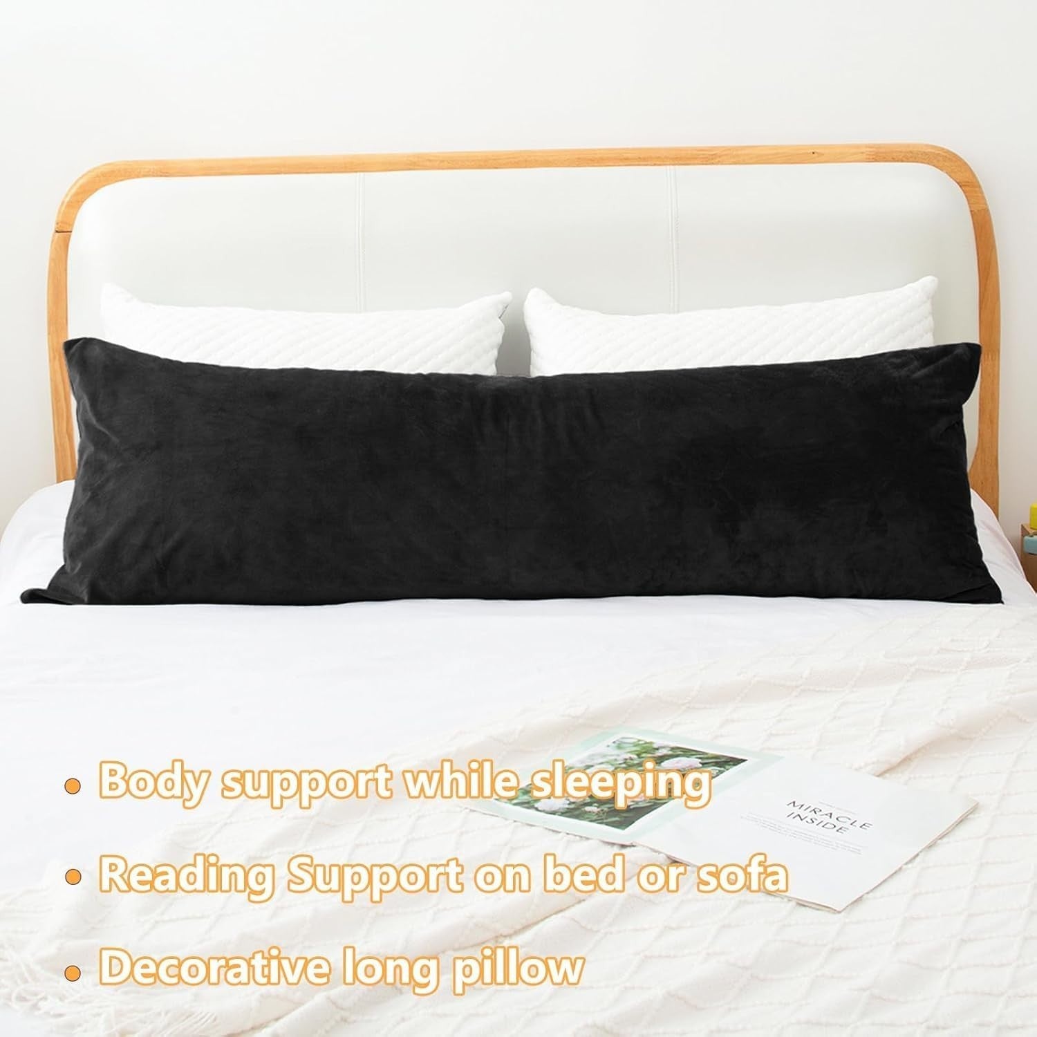 Full Body Pillow Long Pregnancy Side Sleeper Memory Foam 152x50cm