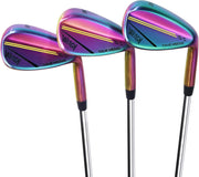 Mens Right Hand Golf Wedge Set 52 56 60 Degree High Spin Forgiving