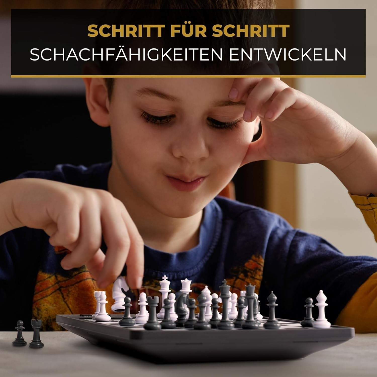 Electronic Chess Trainer Board with Tips, Move Suggestions & Mini Games