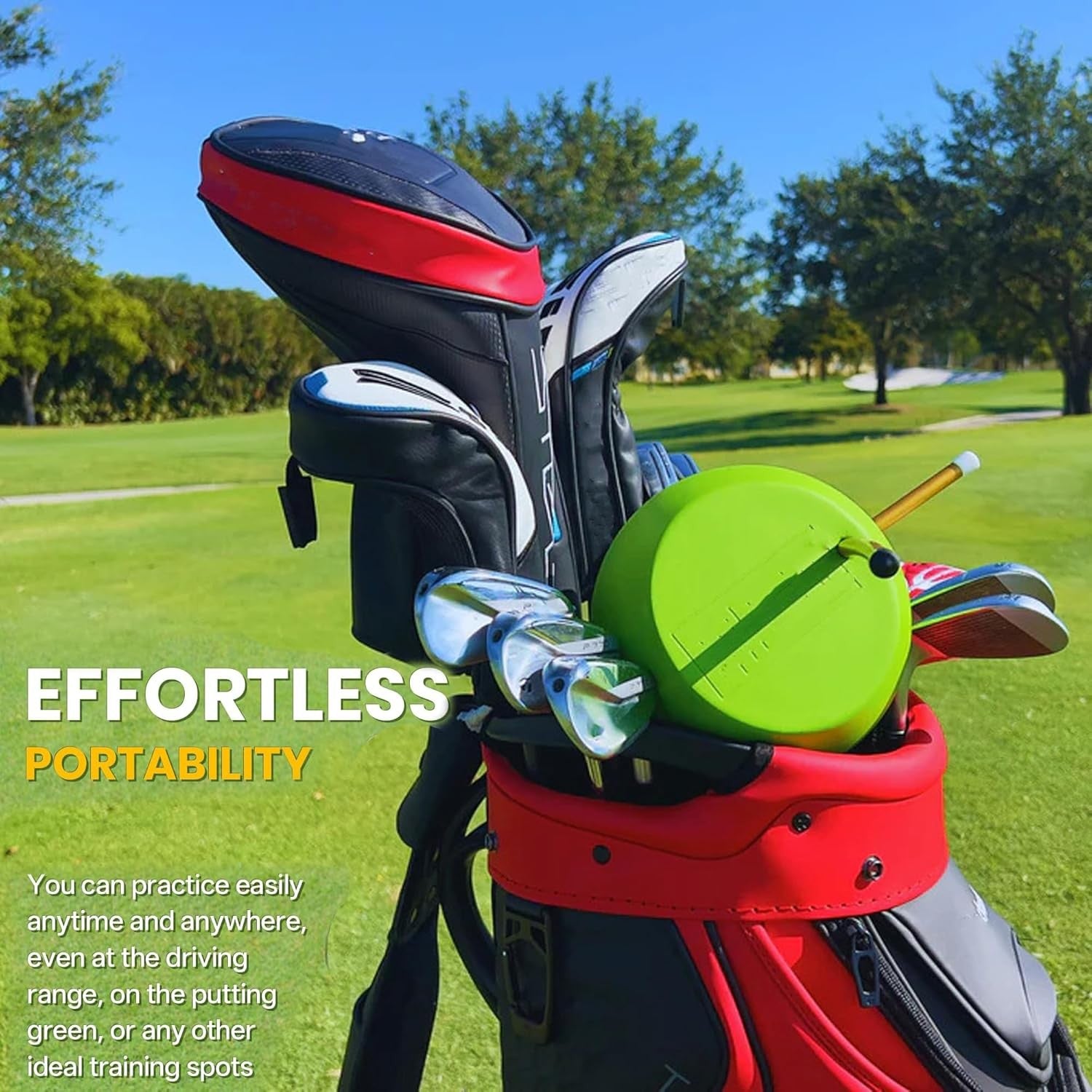 Golf Swing Training Aid Arm Alignment Rod Hand Position Trainer