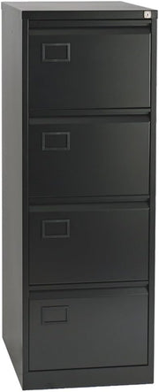 4 Drawer Steel Filing Cabinet Lockable Office File Storage A4 Foolscap