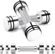 Adjustable Steel Dumbbells Set 2pcs 1–10kg Compact Home Gym Weights
