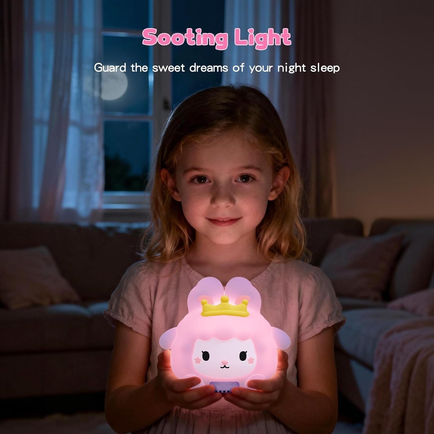 White Noise Machine for Kids & Adults with Night Light & Bluetooth