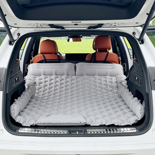 2-Person Inflatable Car Mattress with Foot Pump & Waterproof Travel Bed.