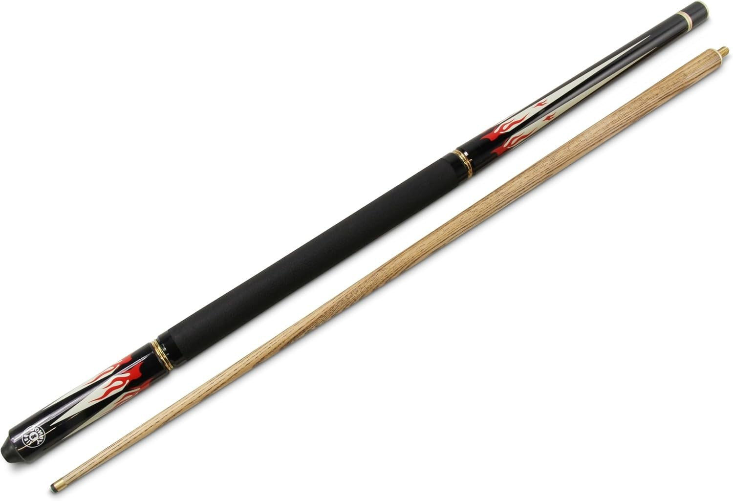 Compact Pub Pool Cue 8mm Tip Ash Shaft 4pc Adjustable 45–57in