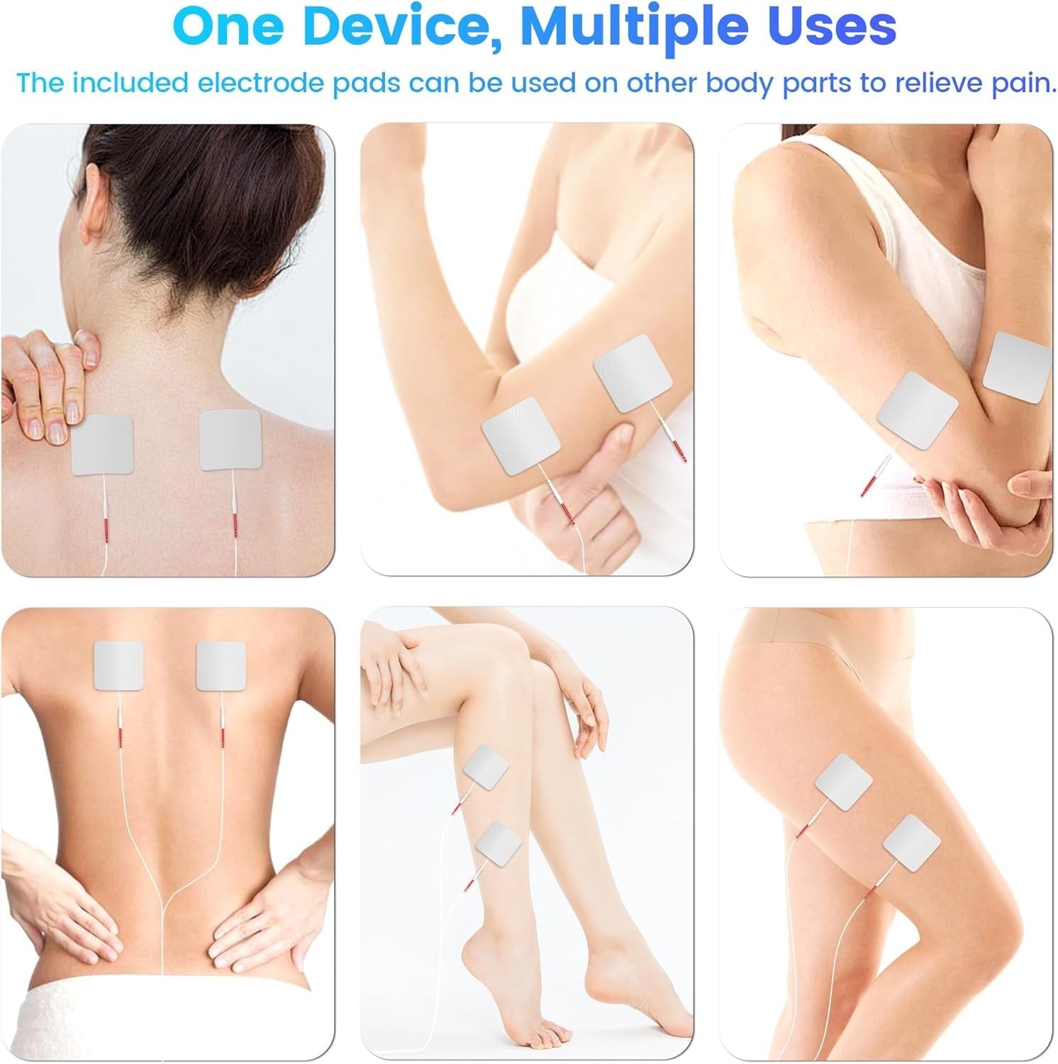 3-in-1 EMS & TENS Foot Massager with Red Light for Pain & Circulation
