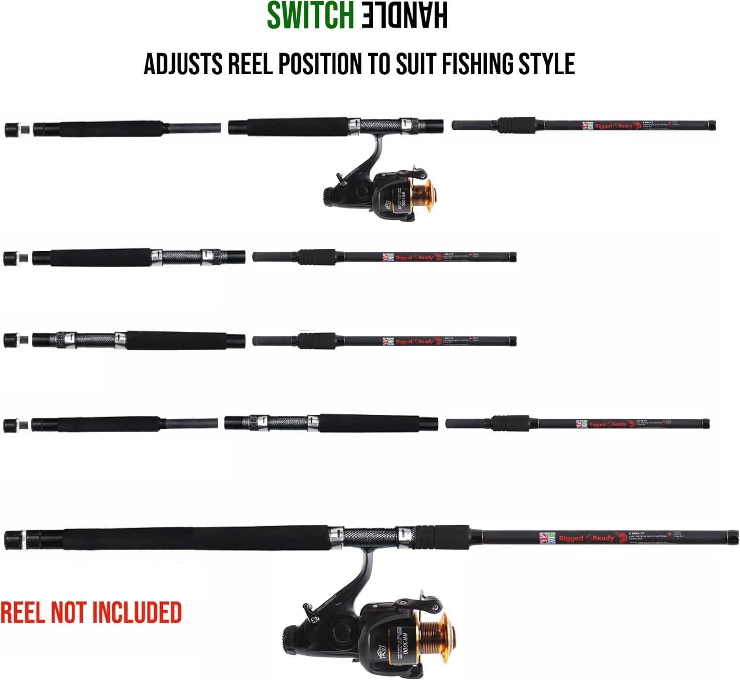 Travel Fishing Rod X Max – 5+ Techniques, Spin, Fresh & Saltwater