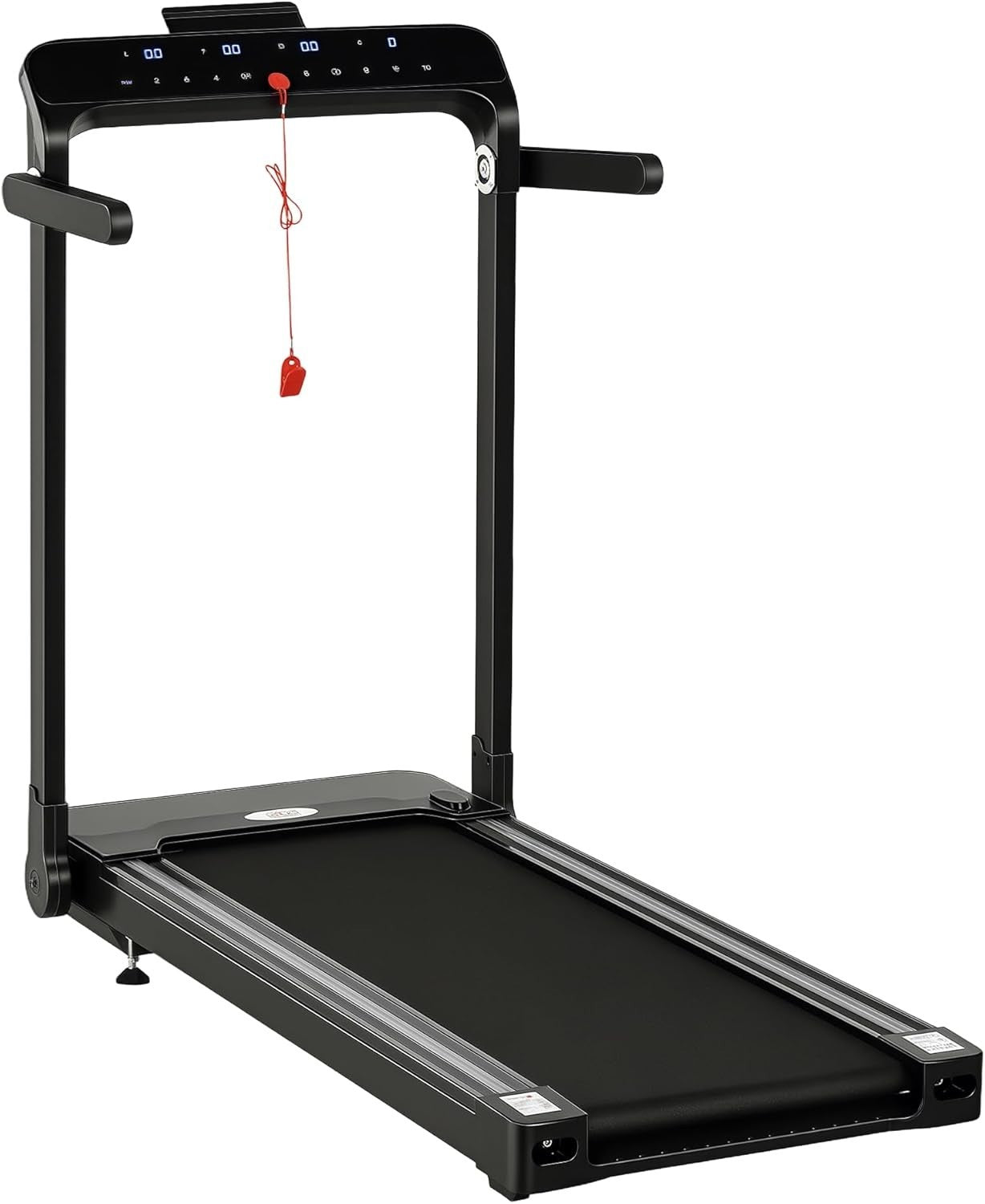 Folding Treadmill 1.85HP 12km/h LED Display Home Gym Jogging Machine