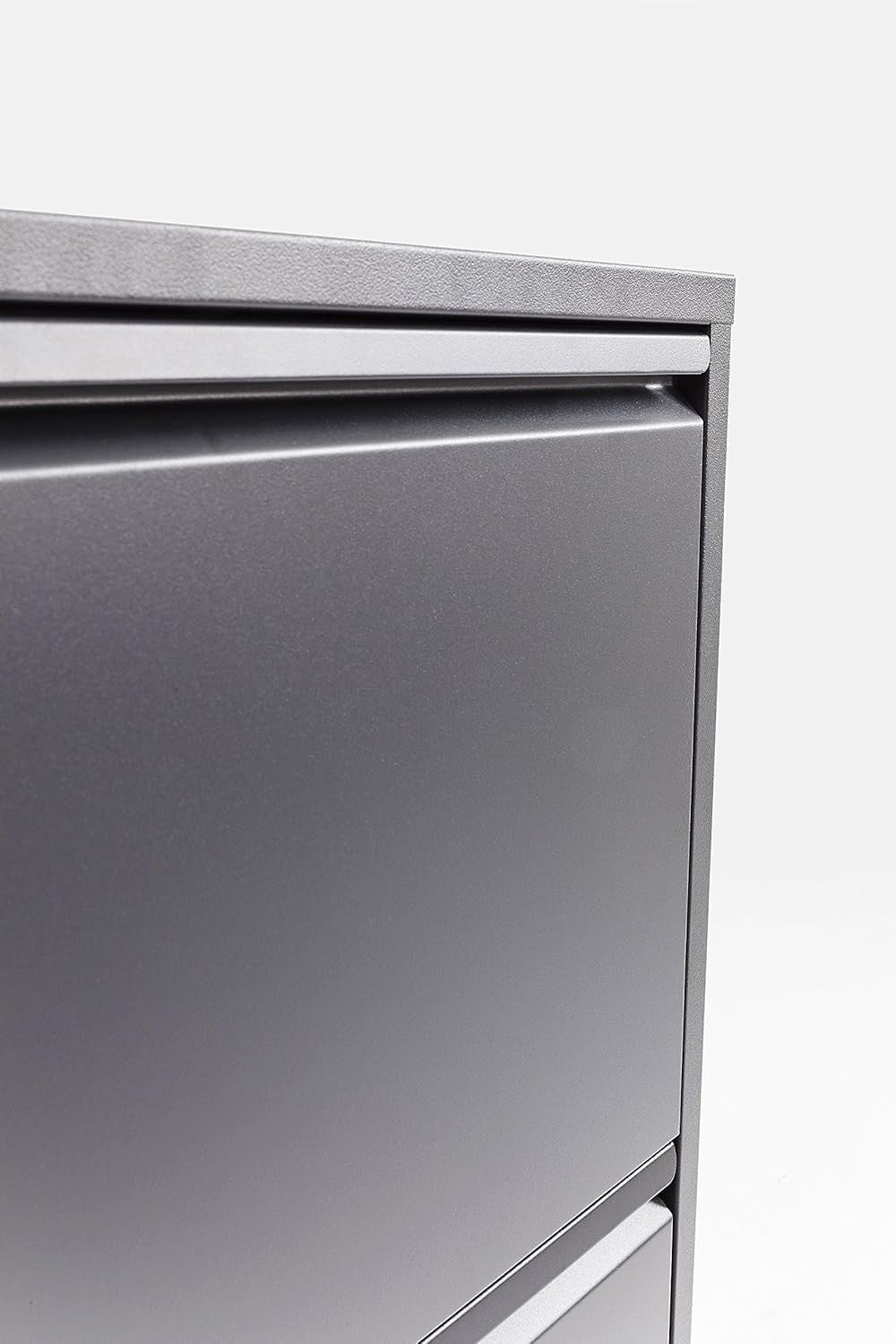 Slim Grey Shoe Cabinet 3 Flip Compartments Space-Saving Storage Rack