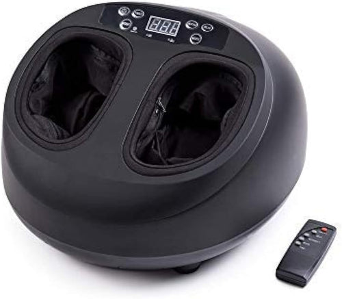 Electric Foot Massager with Heat & Compression | 360° Pain Relief & Circulation