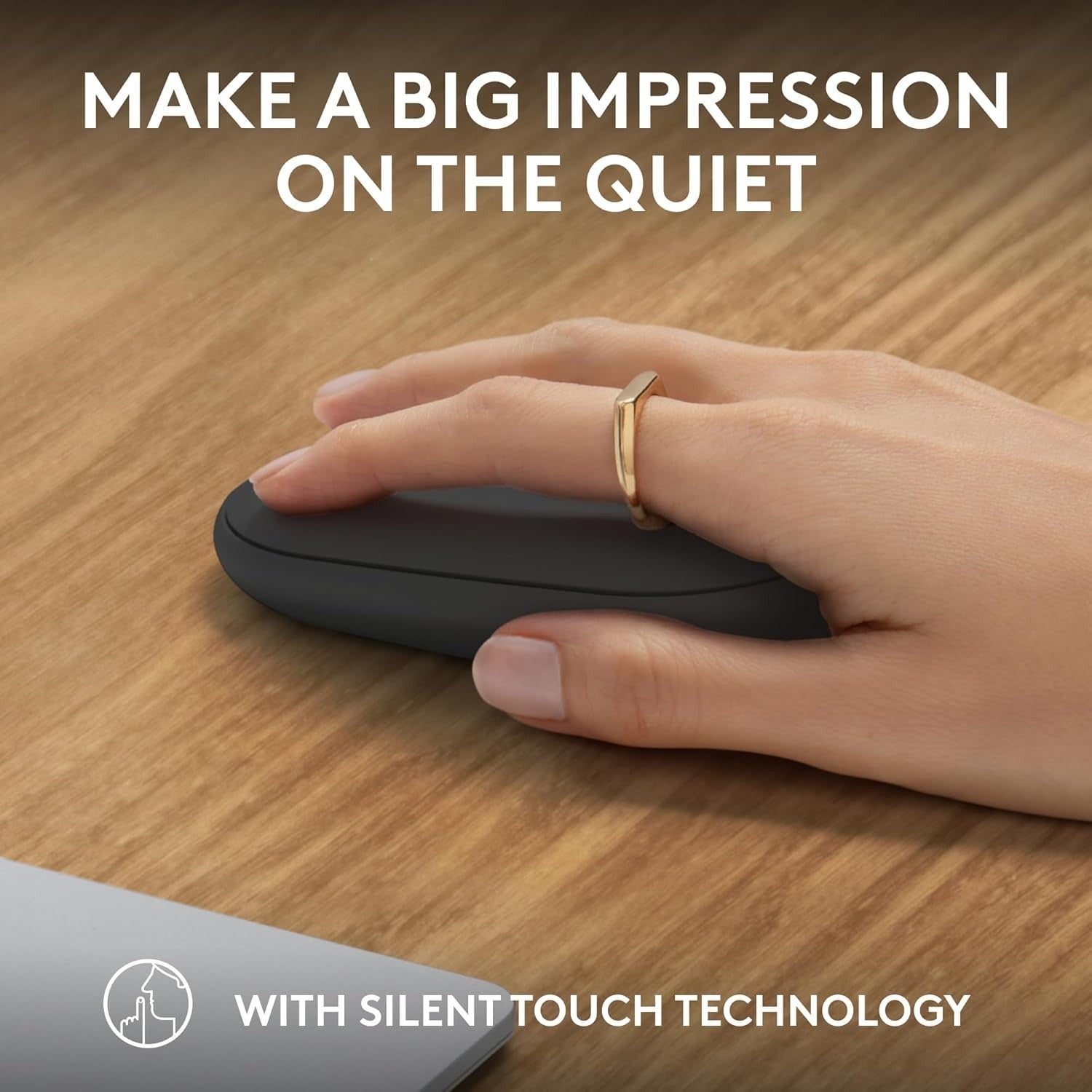 Slim Bluetooth Wireless Mouse Silent Clicks Portable Lightweight Office Travel