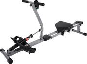 Foldable Hydraulic Rowing Machine 12-Level Resistance LCD Home Fitness 120KG