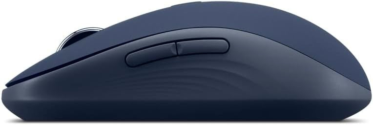 Silent Bluetooth Mouse Multi-Device 6 Button Ergonomic Blue