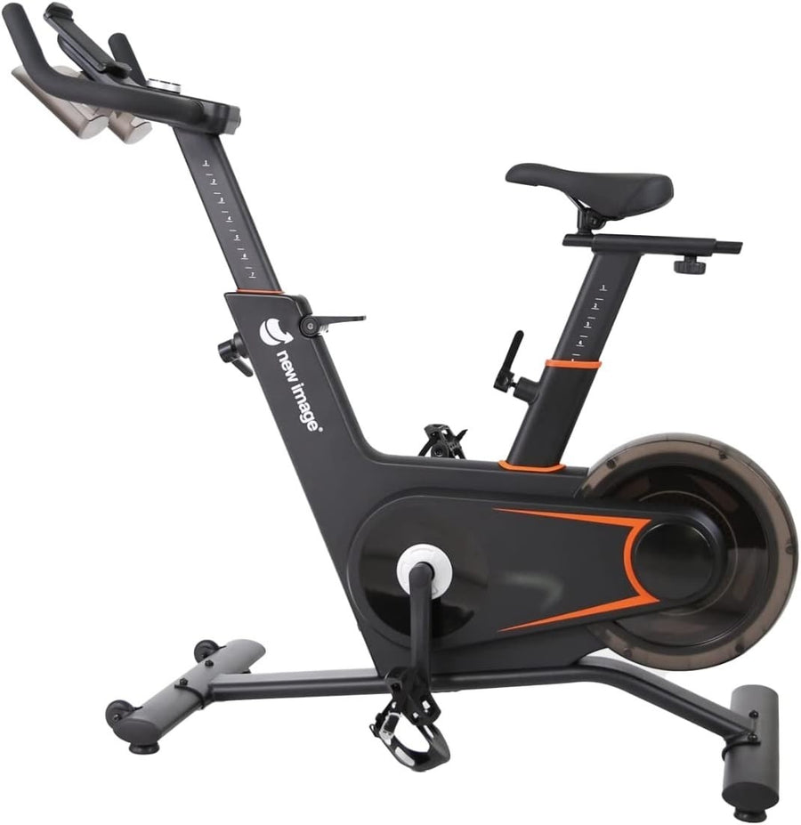 Electromagnetic Exercise Bike w/ LCD Monitor, 16 Levels & Adjustable Seat