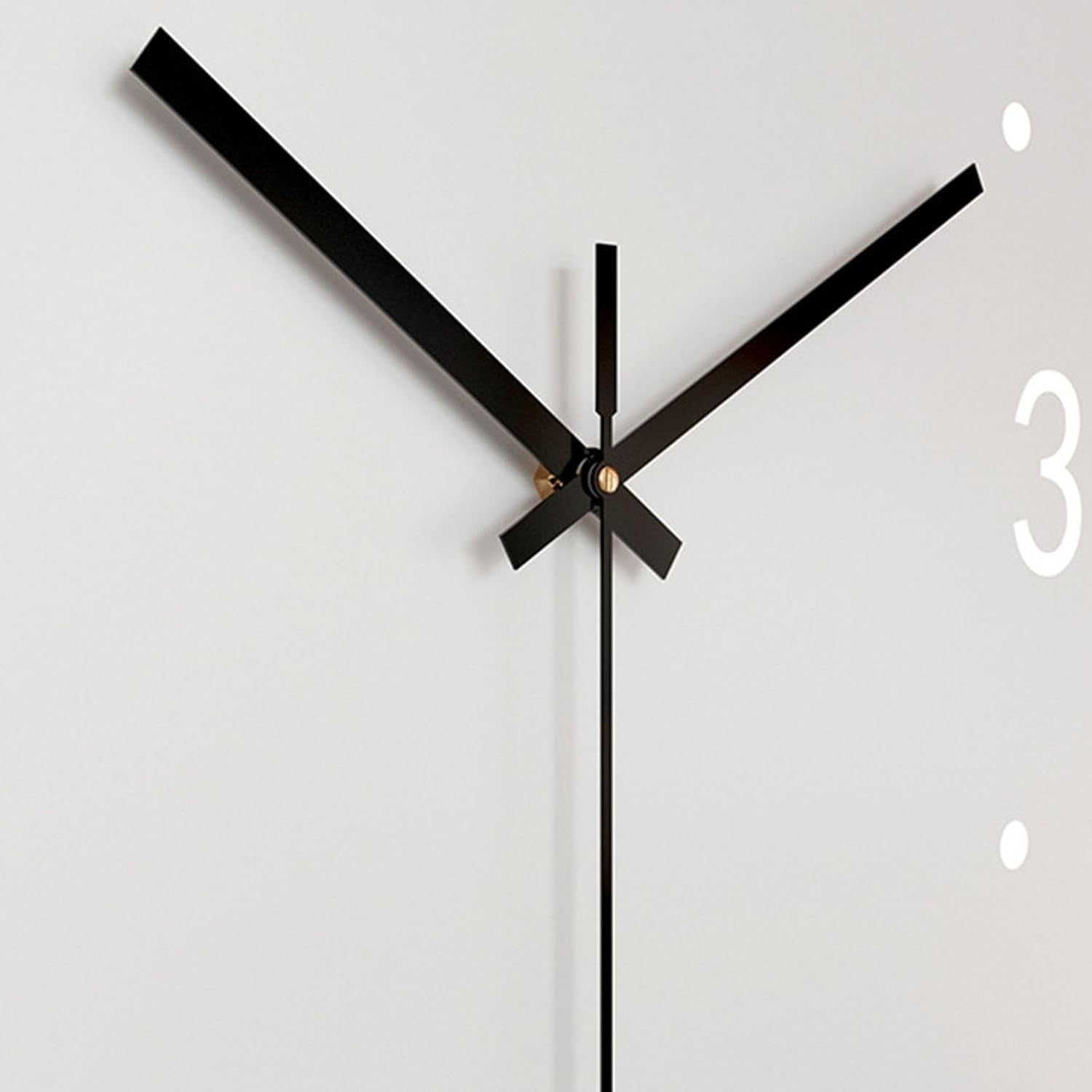 Double Sided Corner Wall Clock Modern Silent Cube Design for Hallway Office