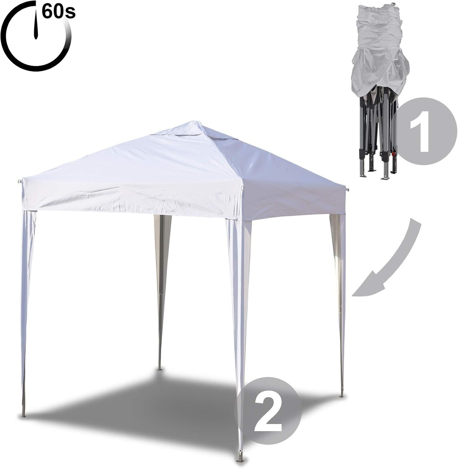3x3M Pop Up Gazebo Heavy Duty Waterproof Outdoor Party Tent White