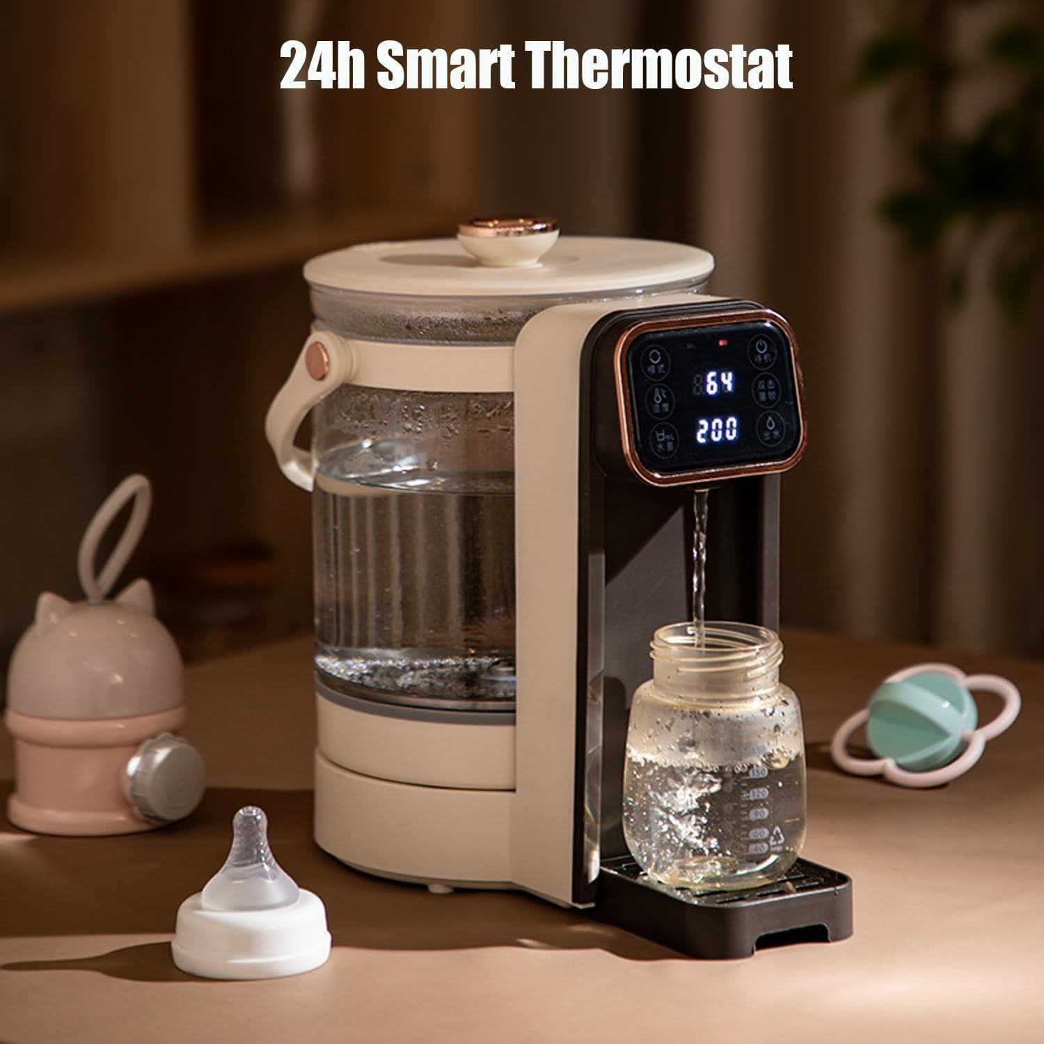 Baby Bottle Water Warmer Dispenser 3L Electric Kettle Precise Thermostat