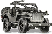 3D Metal Military Jeep Puzzle DIY Stainless Steel Model Kit 221 Pieces