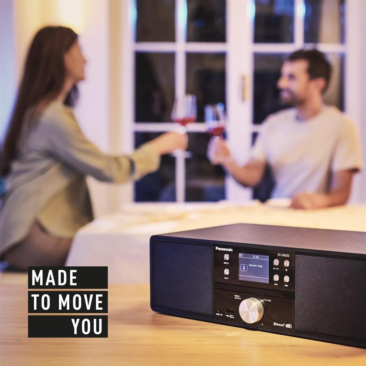 Compact HiFi Stereo System with Bluetooth, CD, USB & DAB/FM Radio