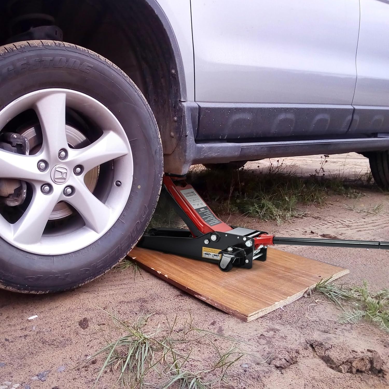 3 Ton Hydraulic Trolley Jack Dual Pump 155–610mm Heavy Duty Car Van Lift Red