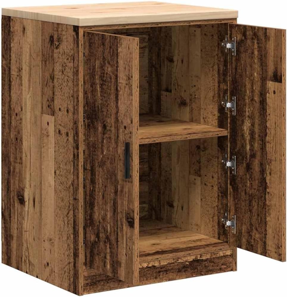 Garage Storage Cabinet Pinewood 60x51x85 cm – Durable, Spacious, Easy Clean
