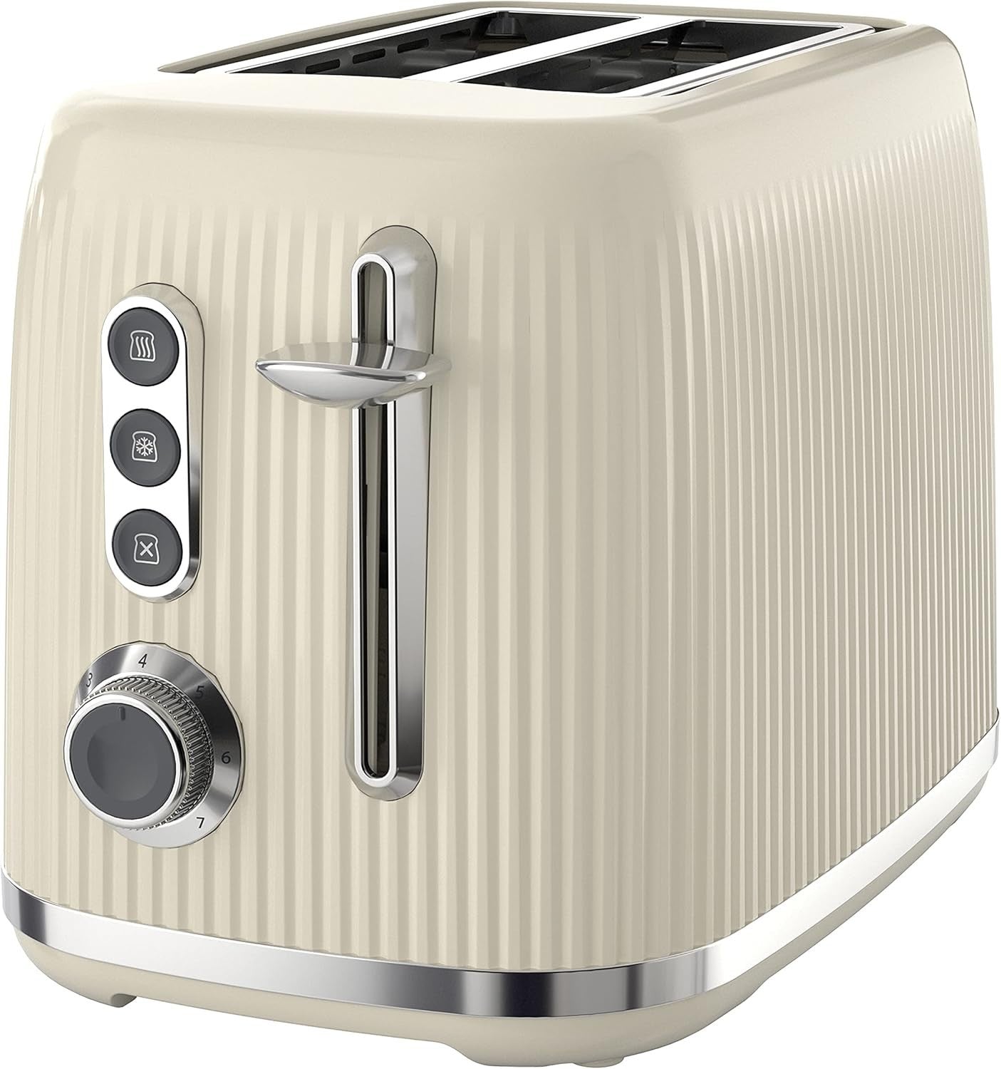 3-Slice Panini Press & 2-Slice Toaster Set Non-Stick Adjustable Browning