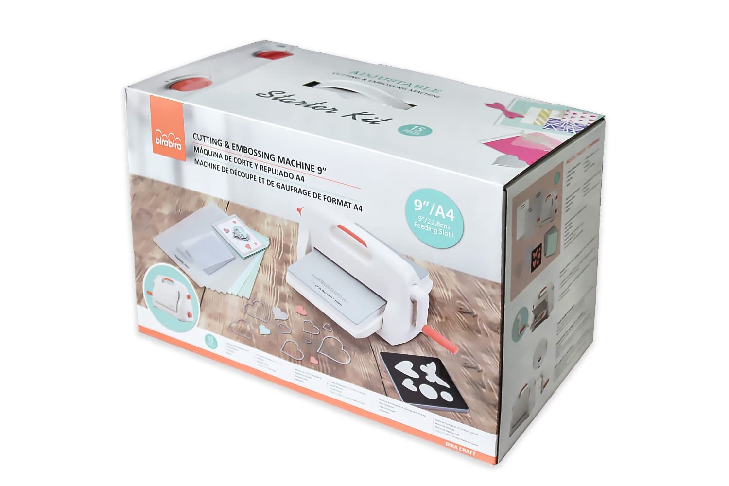 9 Inch Die Cutting & Embossing Machine Adjustable Craft Cutter Starter Kit