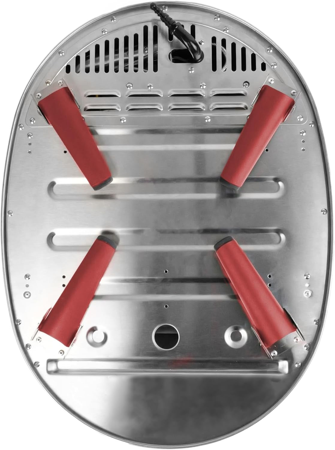 Gas Portable Pizza Oven with Peel & Bag | Outdoor BBQ Pizza Maker 500°C | Red