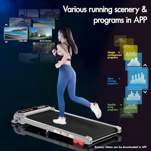 Compact 4-in-1 Walking Treadmill 3HP Home Fitness Under Desk Portable