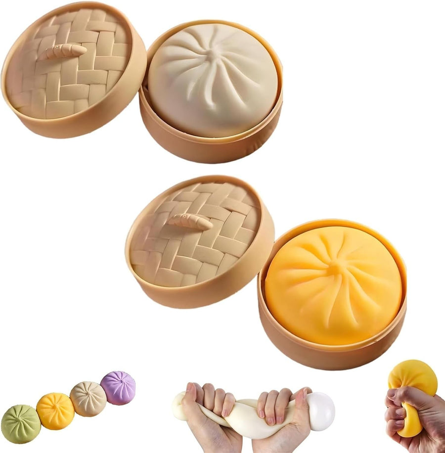 Giant Dumpling Squishy Stress Relief Jumbo Squeeze Fidget Toy