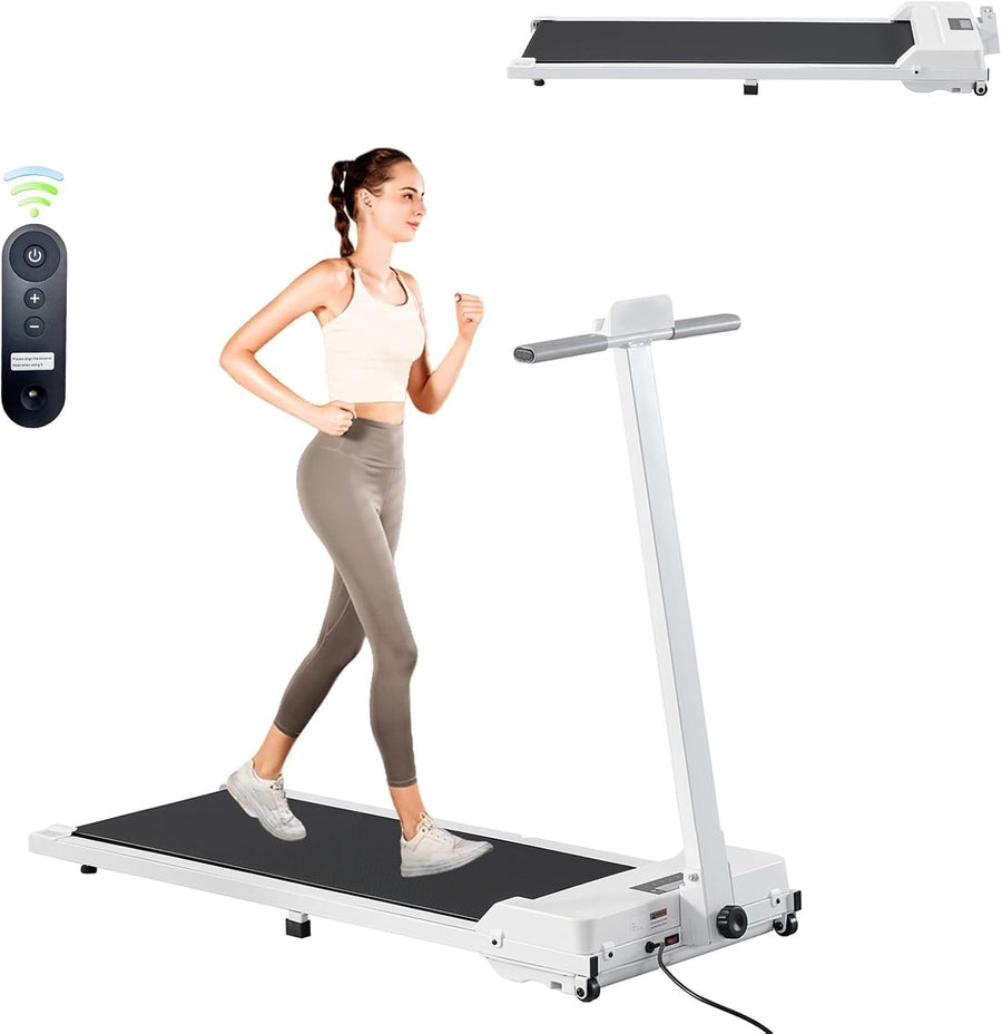 3-in-1 Folding Under Desk Treadmill Walking Running Pad LED Remote