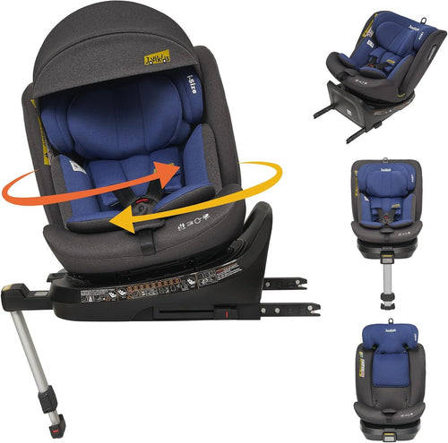360° Rotating i-Size Baby Car Seat ISOFIX 40–150cm Recline Safety