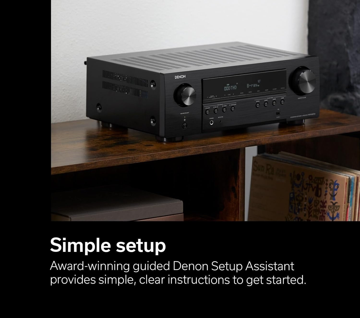 5.2-Channel 8K AV Amplifier Dolby TrueHD DTS-HD Wi-Fi Bluetooth Alexa