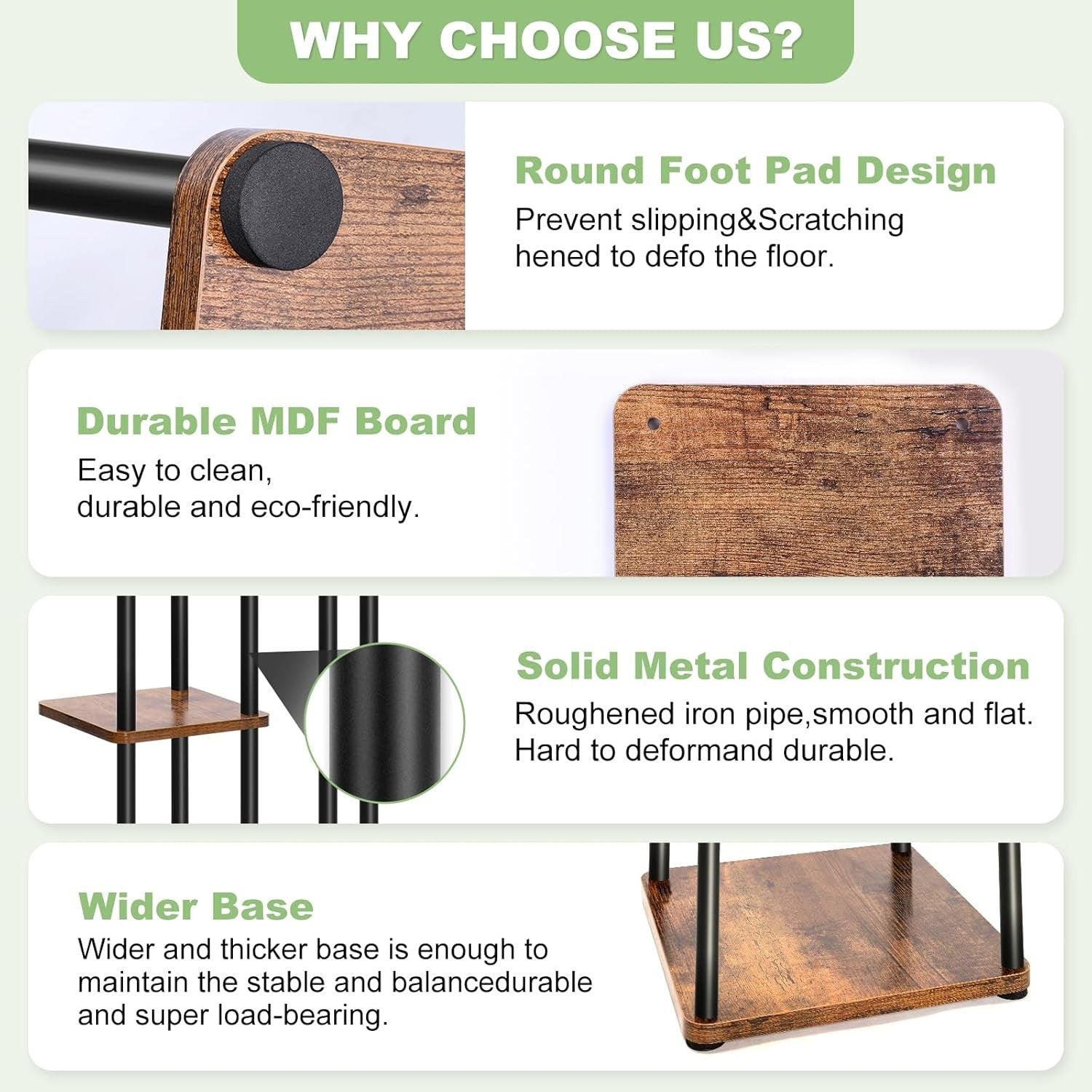 6 Tier Metal Plant Stand Indoor Outdoor Corner Flower Shelf Display Rack