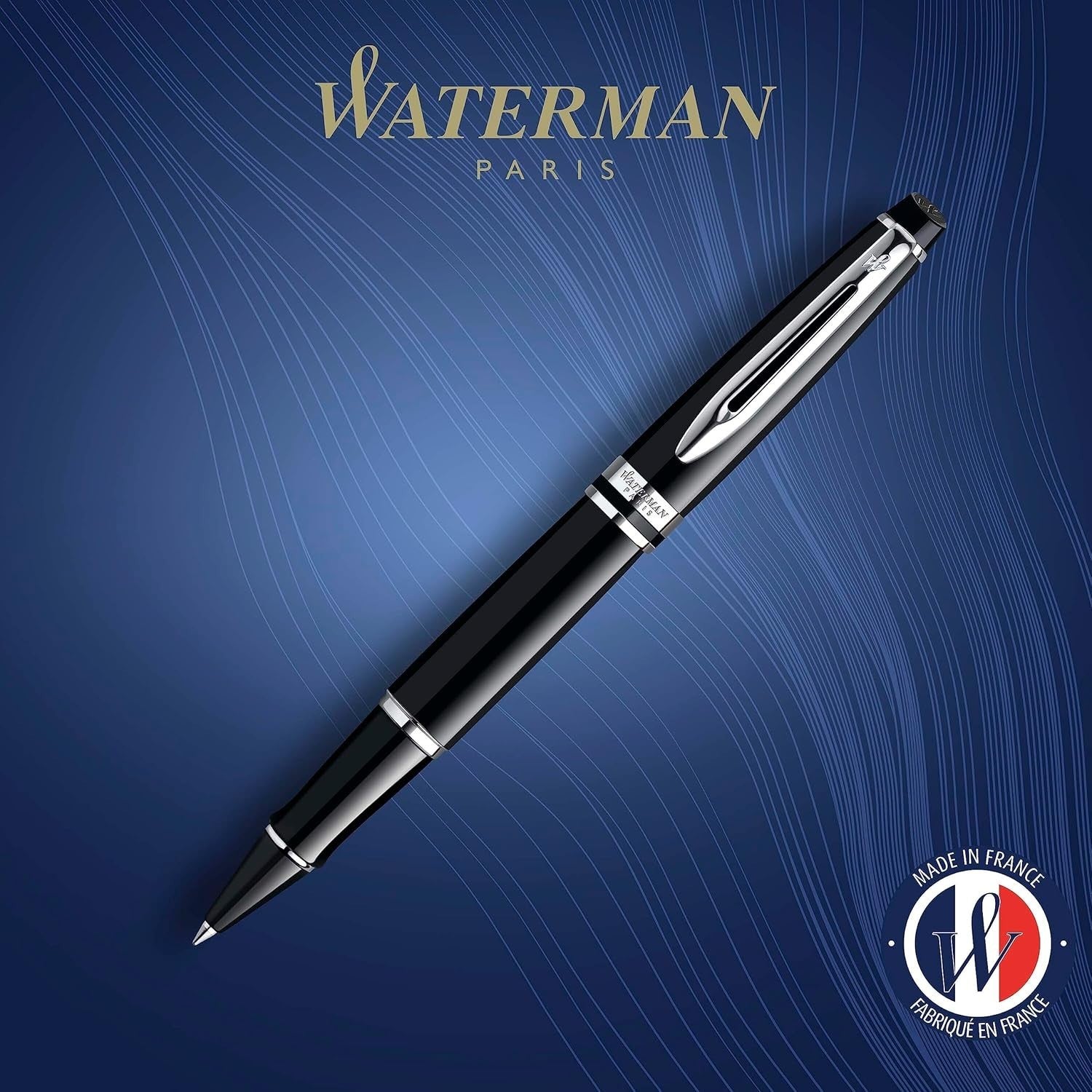 Black Rollerball Pen Fine Black Ink Ergonomic Gift Box