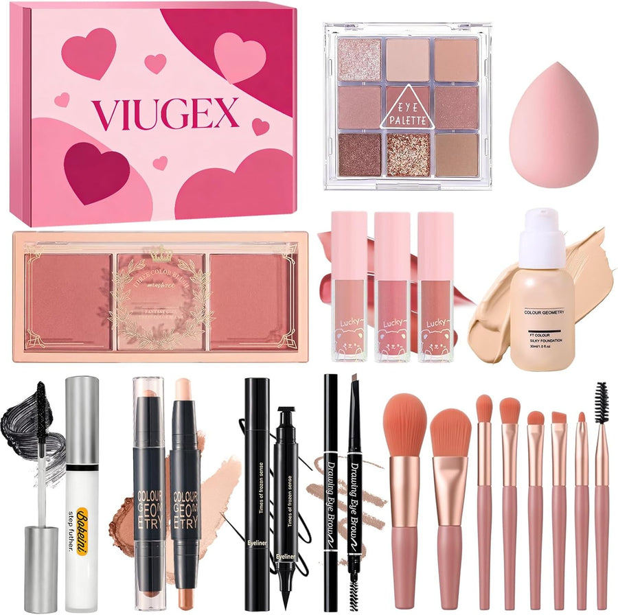All in One Makeup Kit for Women Full Face Starter