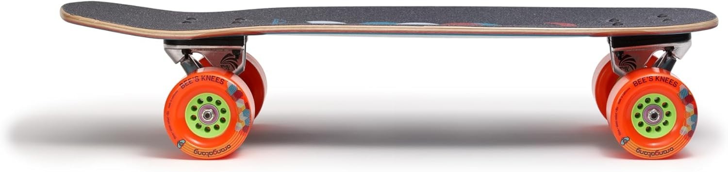 Mini Cruiser Longboard 27.75" × 9" Maple Wood Moby Complete