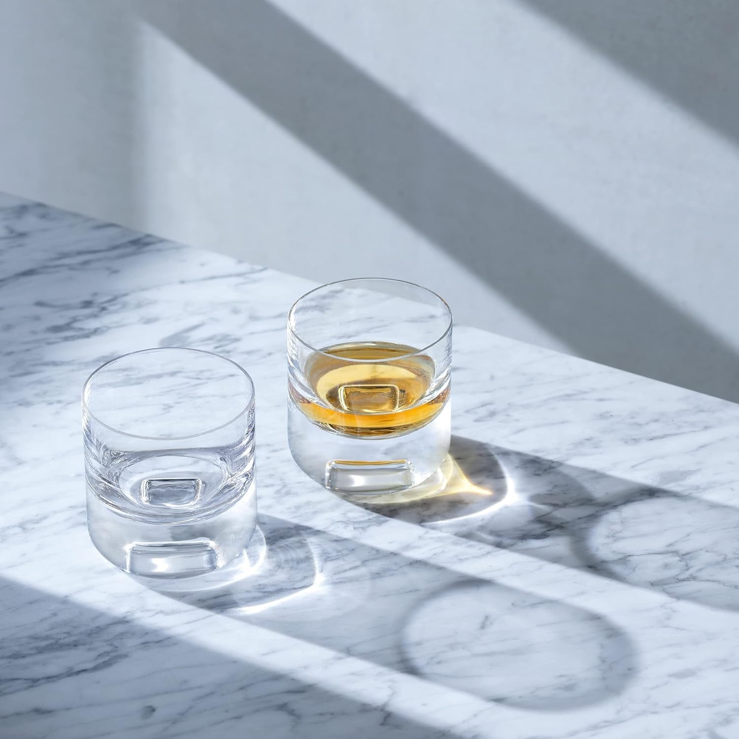 Handmade 240ml Whisky Tumbler Set of 2 | Premium Glass Gift for Men
