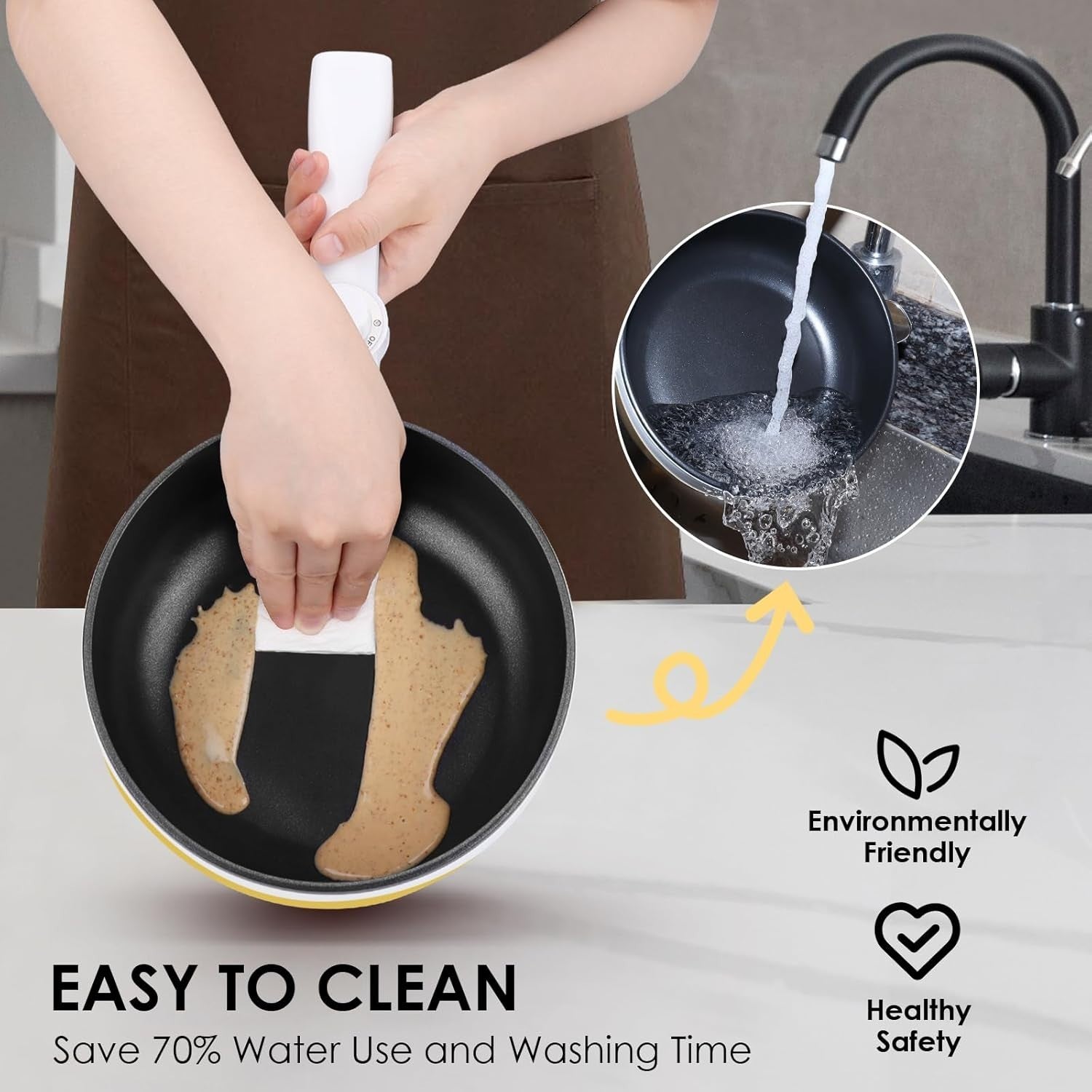 Mini Electric Hot Pot Cooker 1.7L Non-Stick Steamer Pan Travel Stove