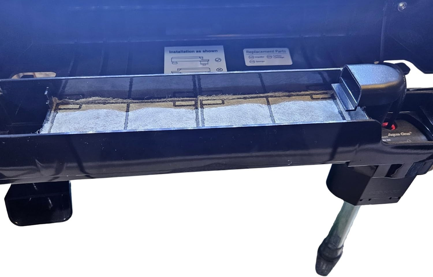 14L Glass Fish Tank Aquarium Kit with Filter, Pump & LED Light