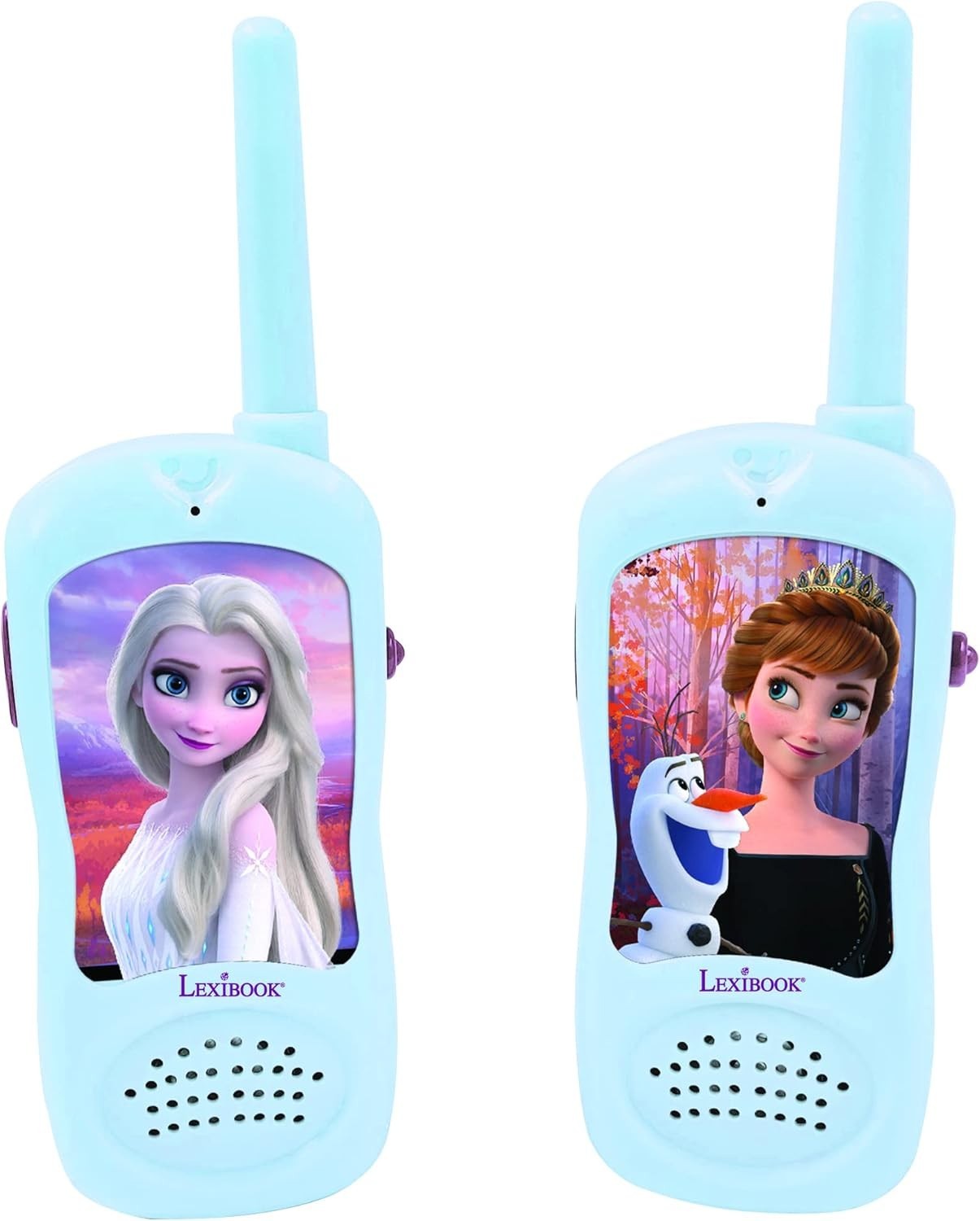 Kids Frozen Walkie Talkies 2 Pack Belt Clip Outdoor Communication Toy