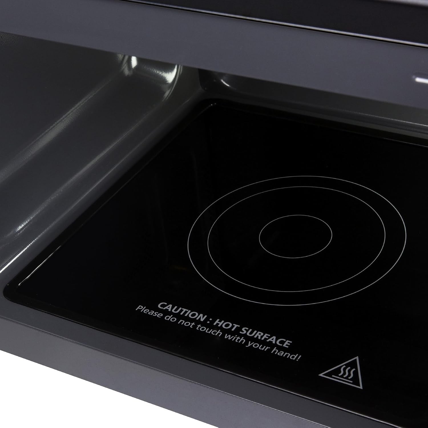 23L Flatbed Digital Microwave 800W 8 Auto Cook Child Lock Black