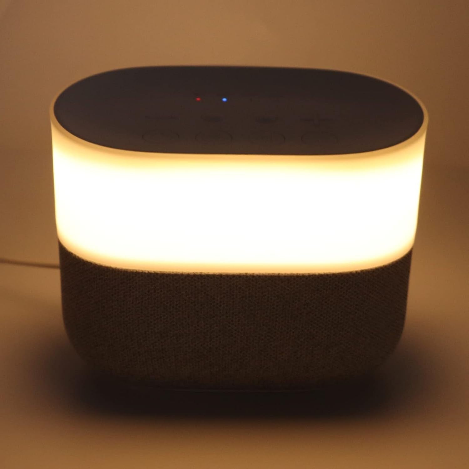 Portable White Noise Machine – 26 Soothing Sounds, Night Light, Travel